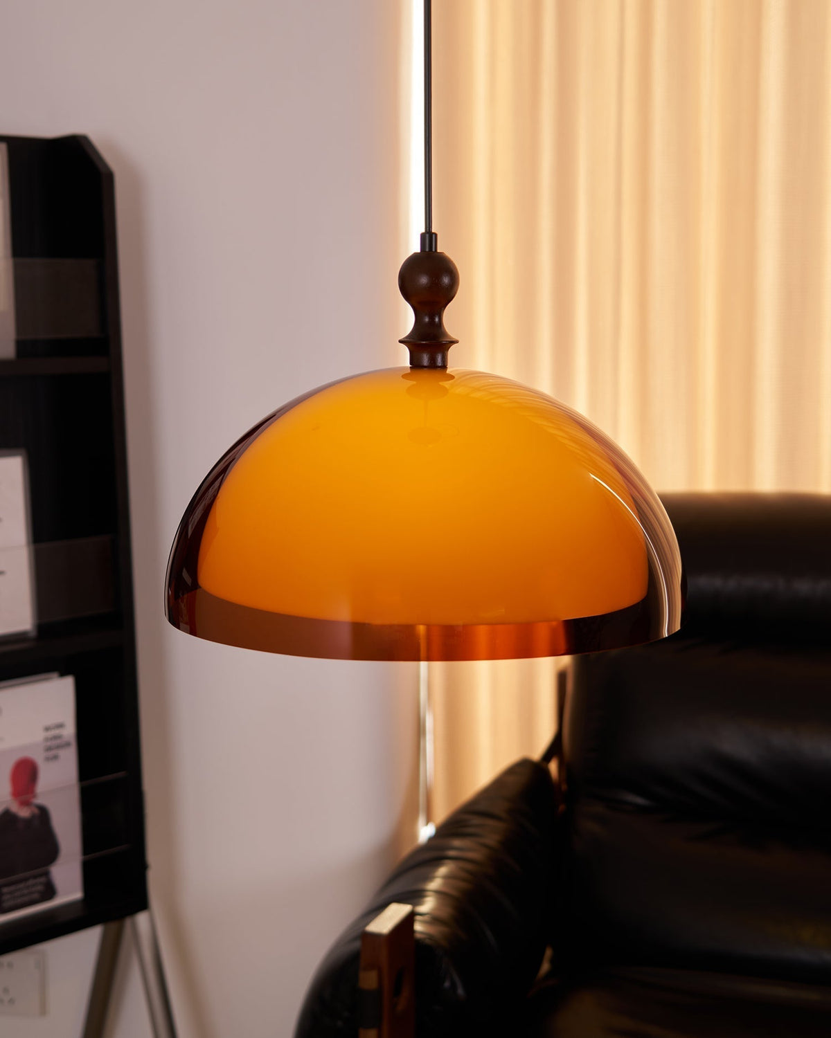 Daro Amber Dome Pendant Light