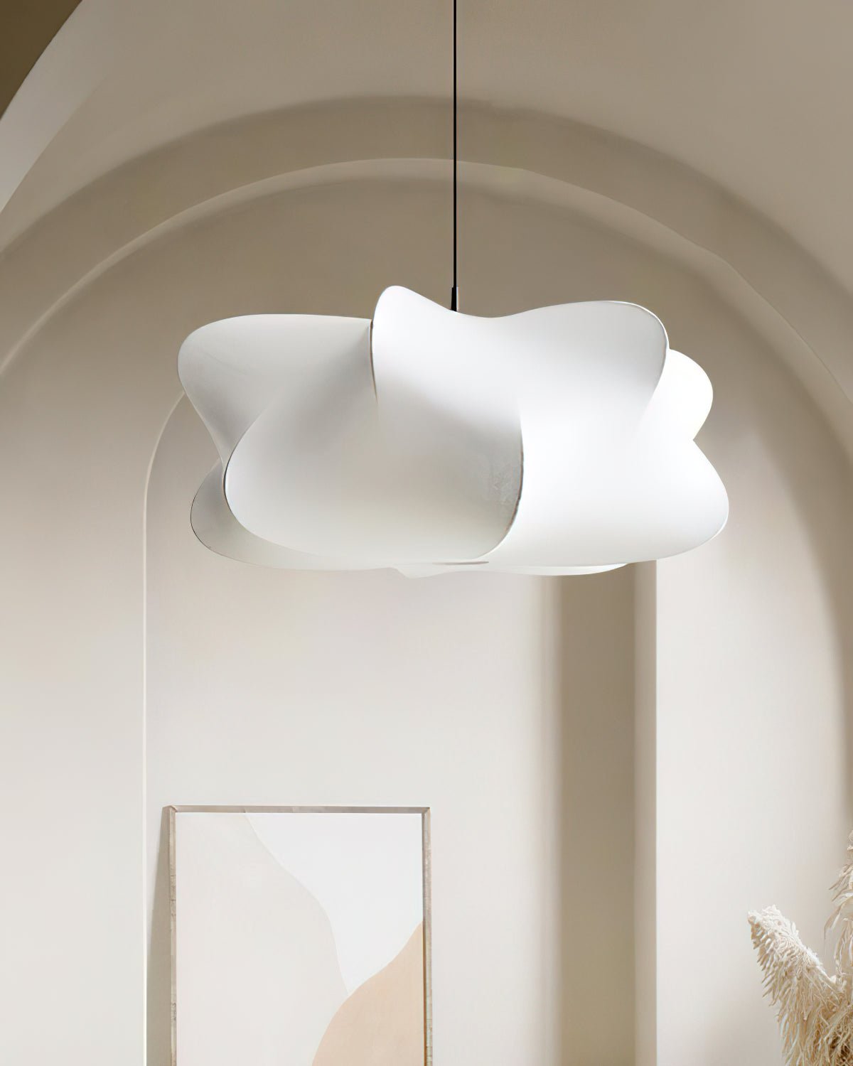 Bibi Cloudy Decorative Silk Pendant Swag Light