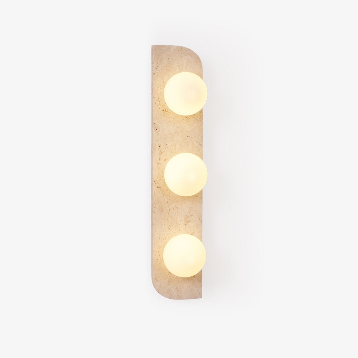 Serearia Minimalist Travertine Plug-In Wall Light
