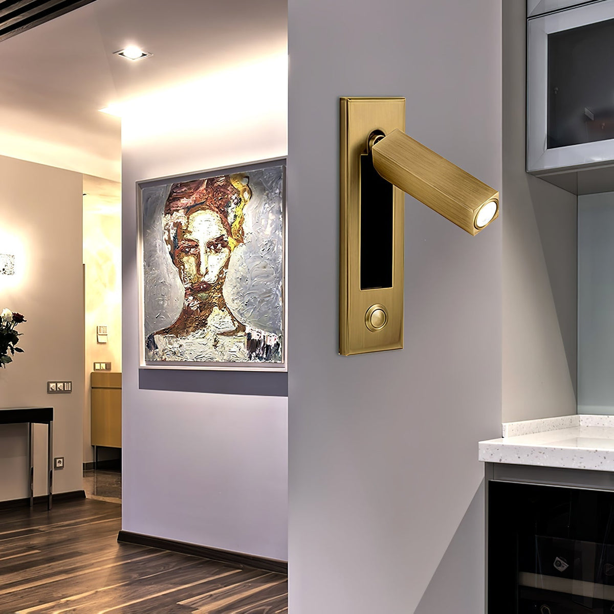Velerelia Embedded Bedside Plug-in Sconce Wall lamp