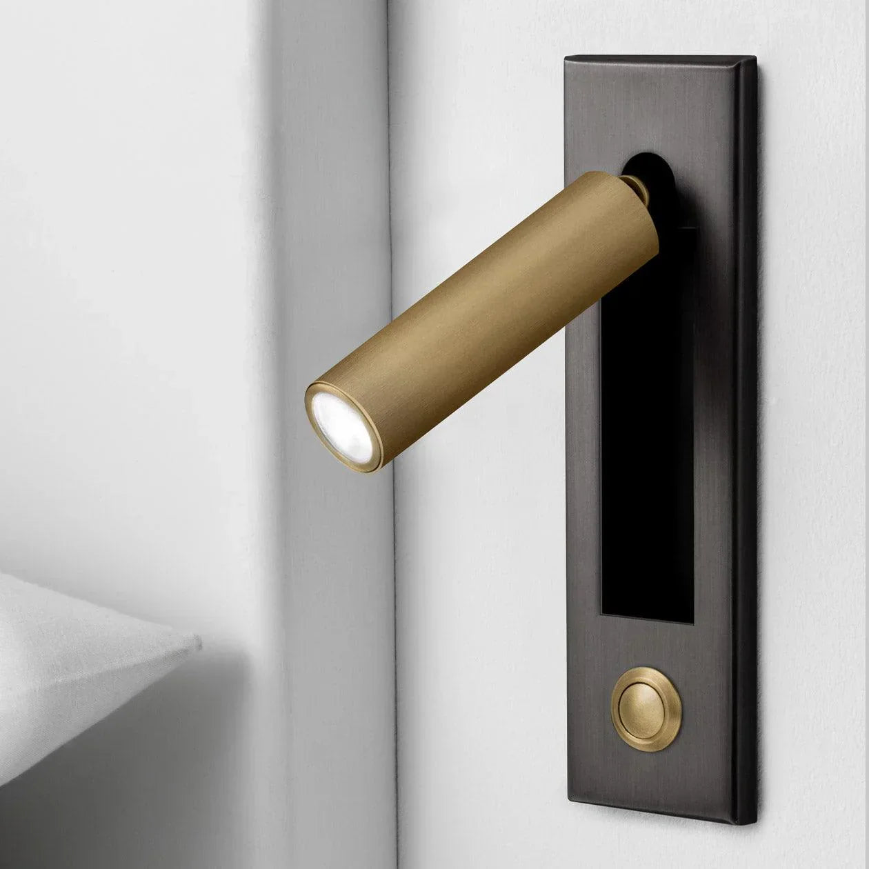 Noriel Wall Lamp Modern Rotatable Bedside Cylindrical-Neutral Decor