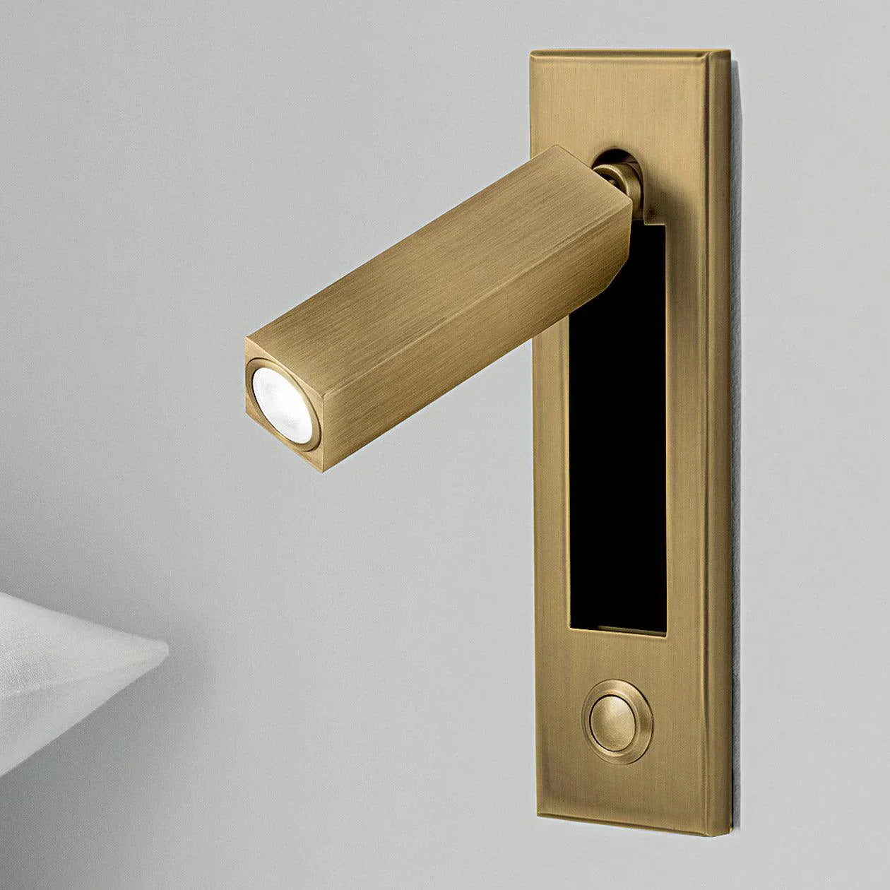 Noriel Wall Lamp Modern Rotatable Bedside Cylindrical-Neutral Decor