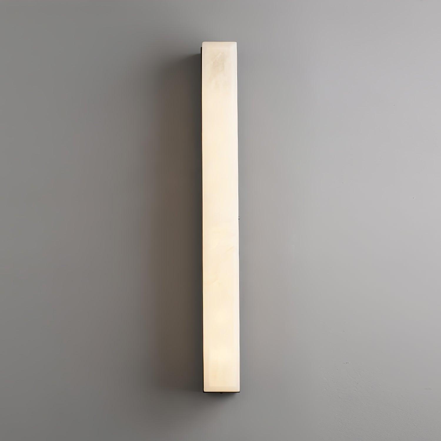 Quill Brass Alabaster Wall Lamp