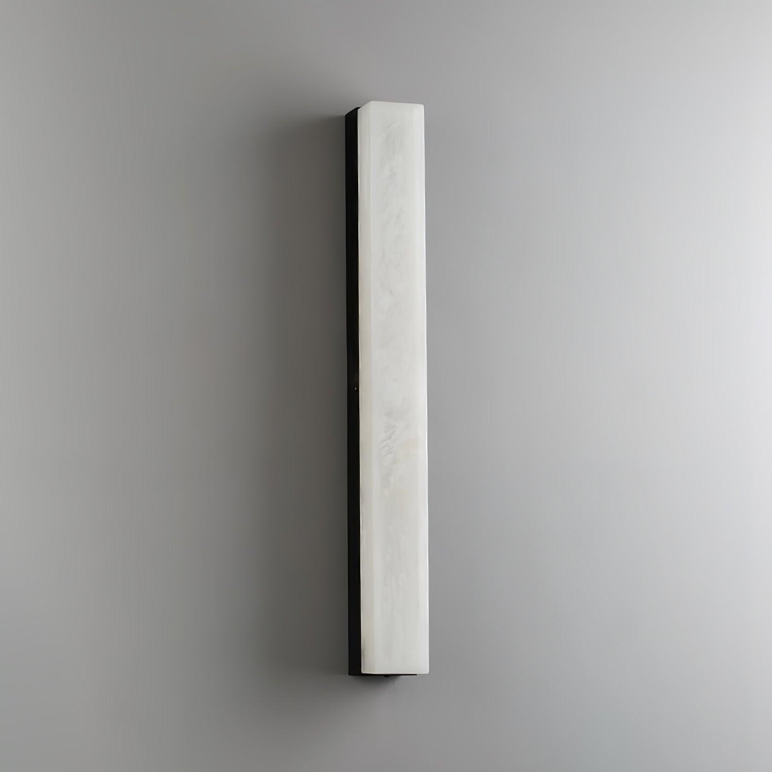 Quill Brass Alabaster Wall Lamp