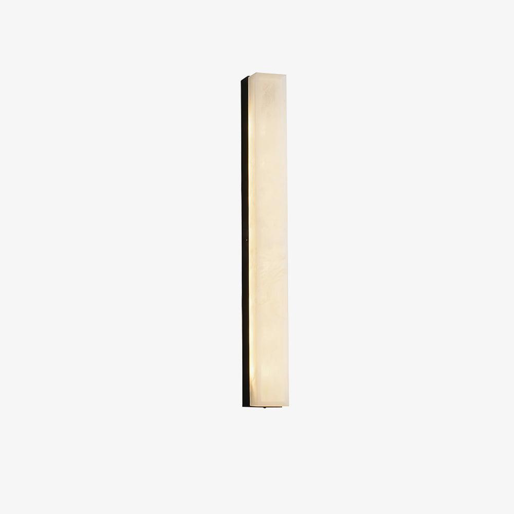 Quill Brass Alabaster Wall Lamp
