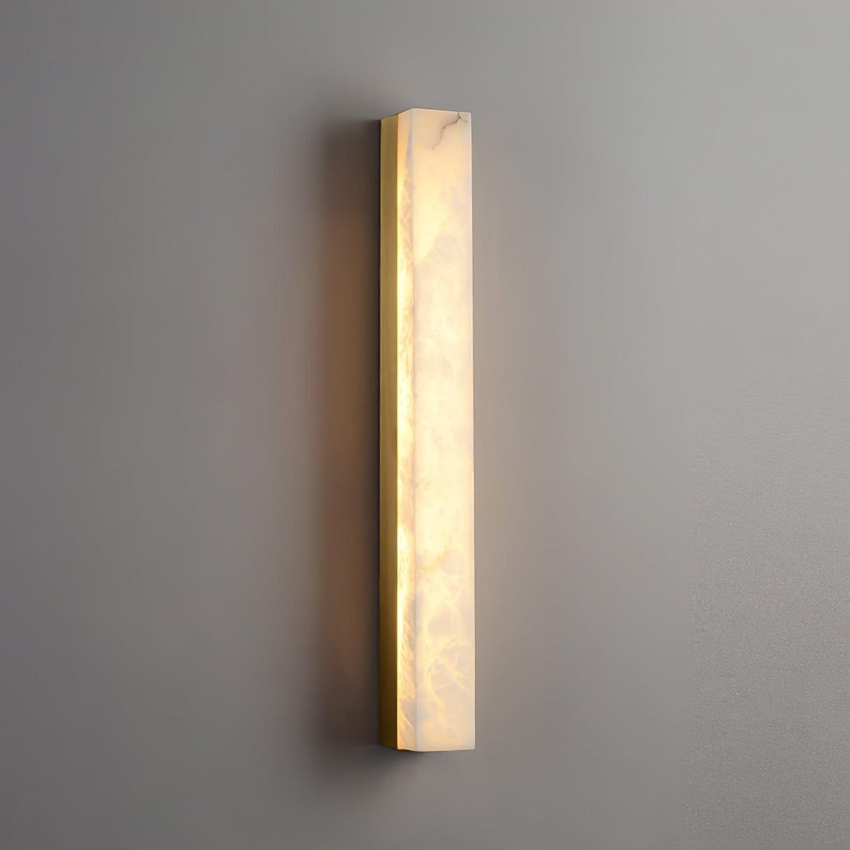 Nivearia Minimalist Alabaster Wall Lamp Rectangular