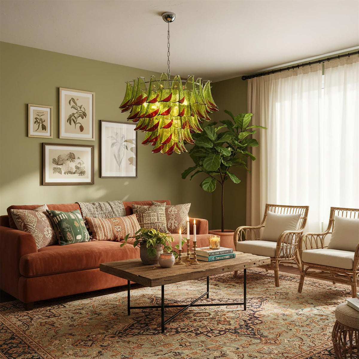Oreloian Petal Chandelier
