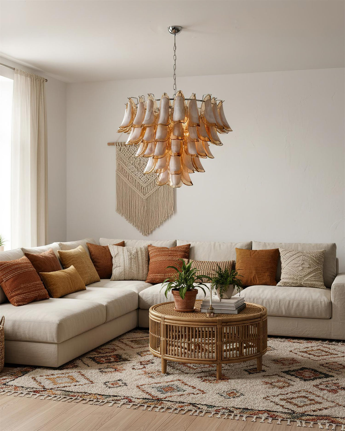 Oreloian Petal Chandelier