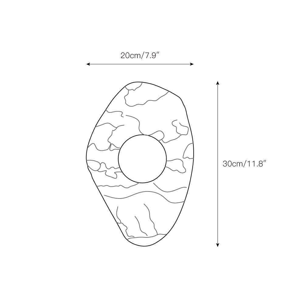 Eirivira Marble Glass Wall Lamp