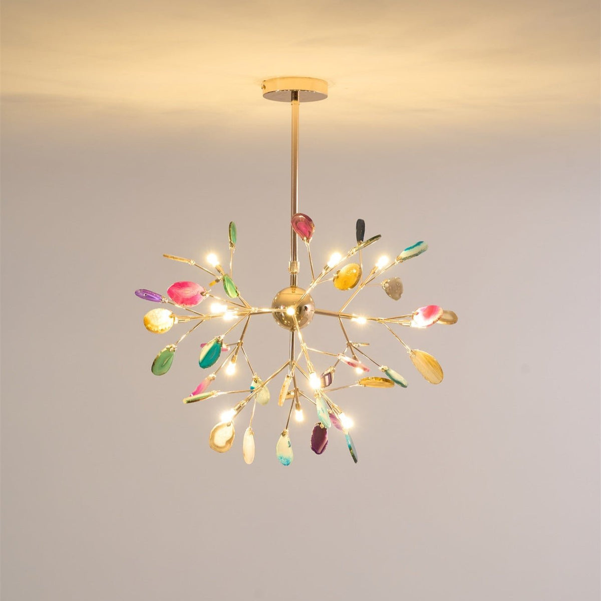 Romimul Chandelier Colorful Branching