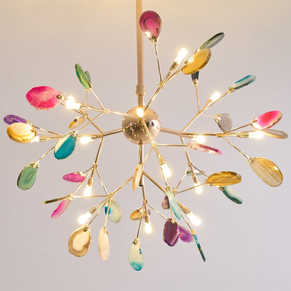 Romimul Chandelier Colorful Branching