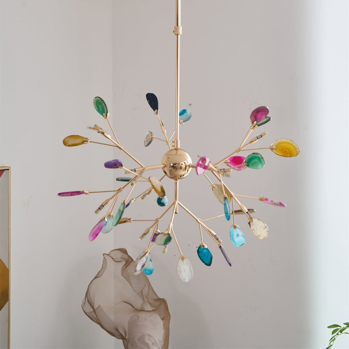 Romimul Chandelier Colorful Branching