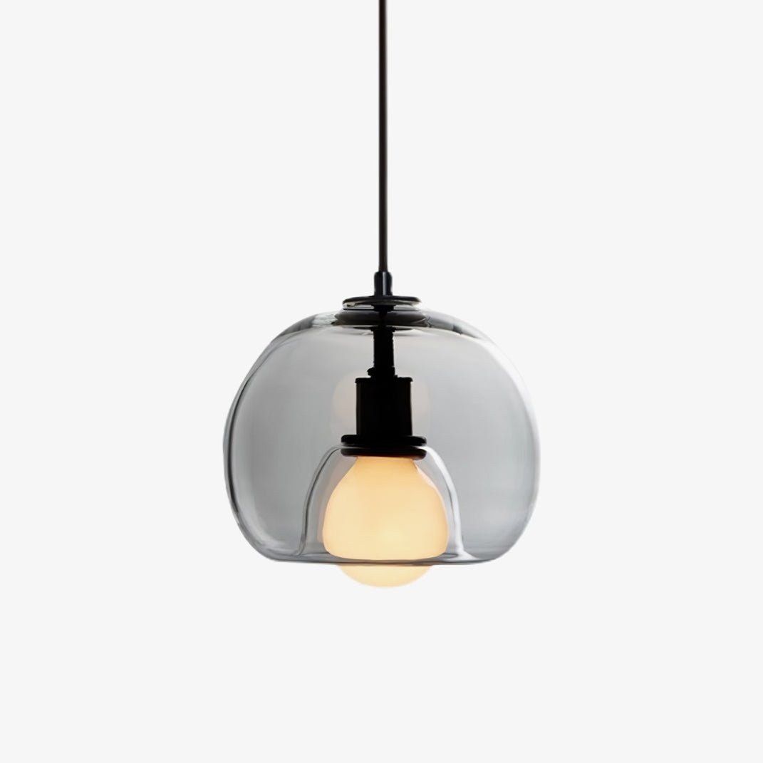 Eamver Glass Contemporary Pendant Light
