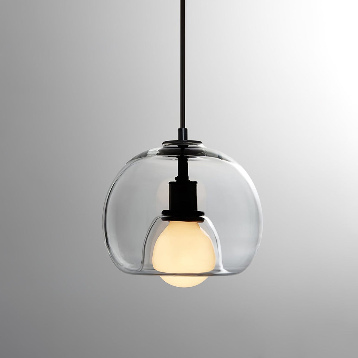 Eamver Glass Contemporary Pendant Light