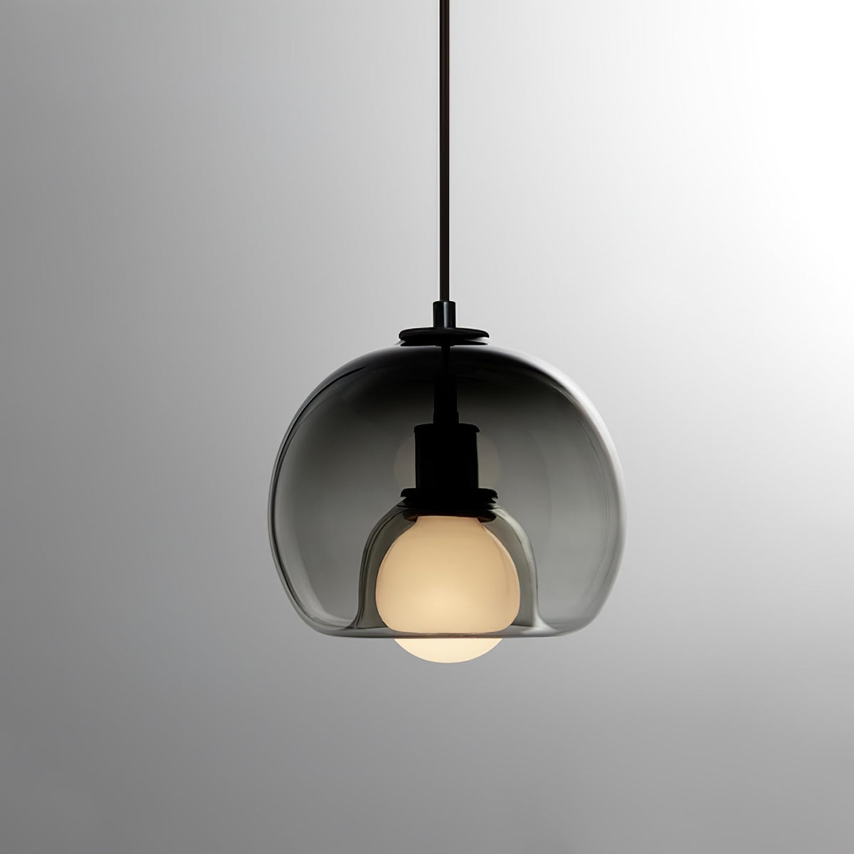 Eamver Glass Contemporary Pendant Light