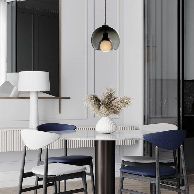 Eamver Glass Contemporary Pendant Light