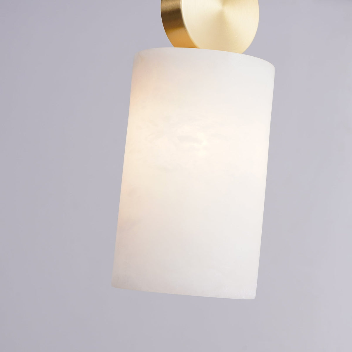 Salen Pendant Light Alabaster & Brass