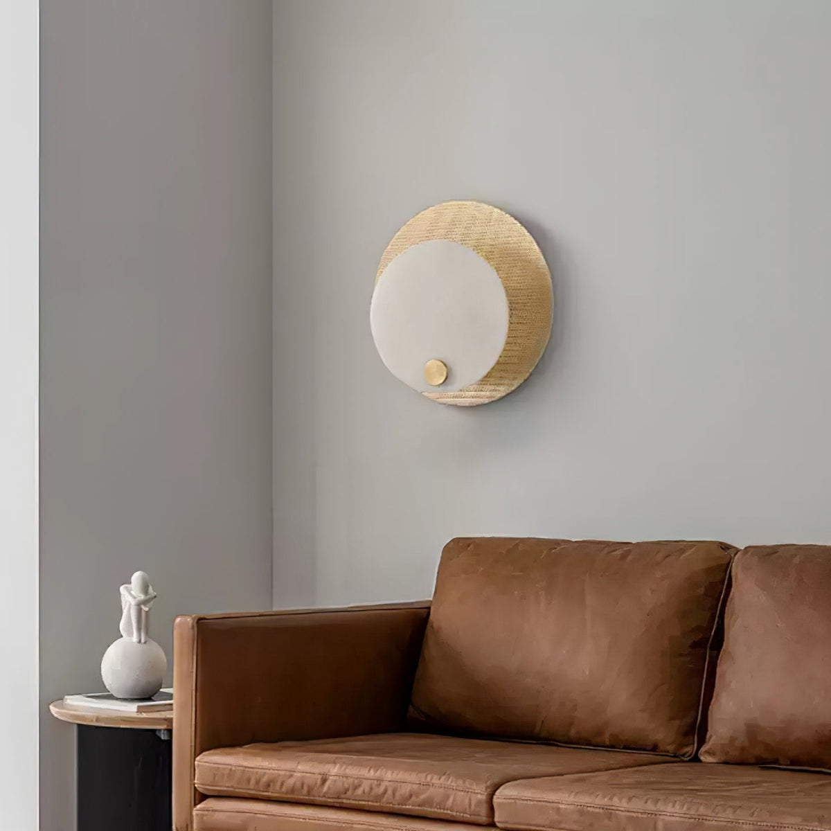 Ilzore Circular Glass Ceiling Light