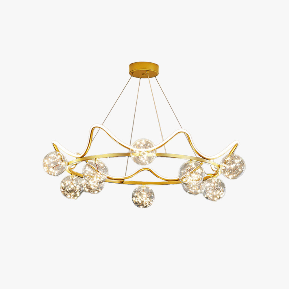 Nomamuk Nordic Creative Star Pendant Light Metal Living Room/Restaurant