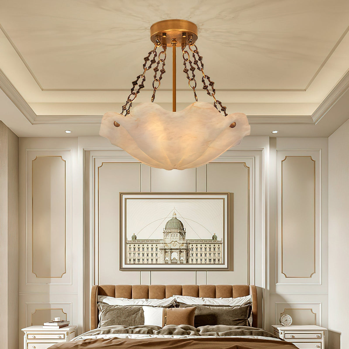 Fairfax Alabaster Chandelier