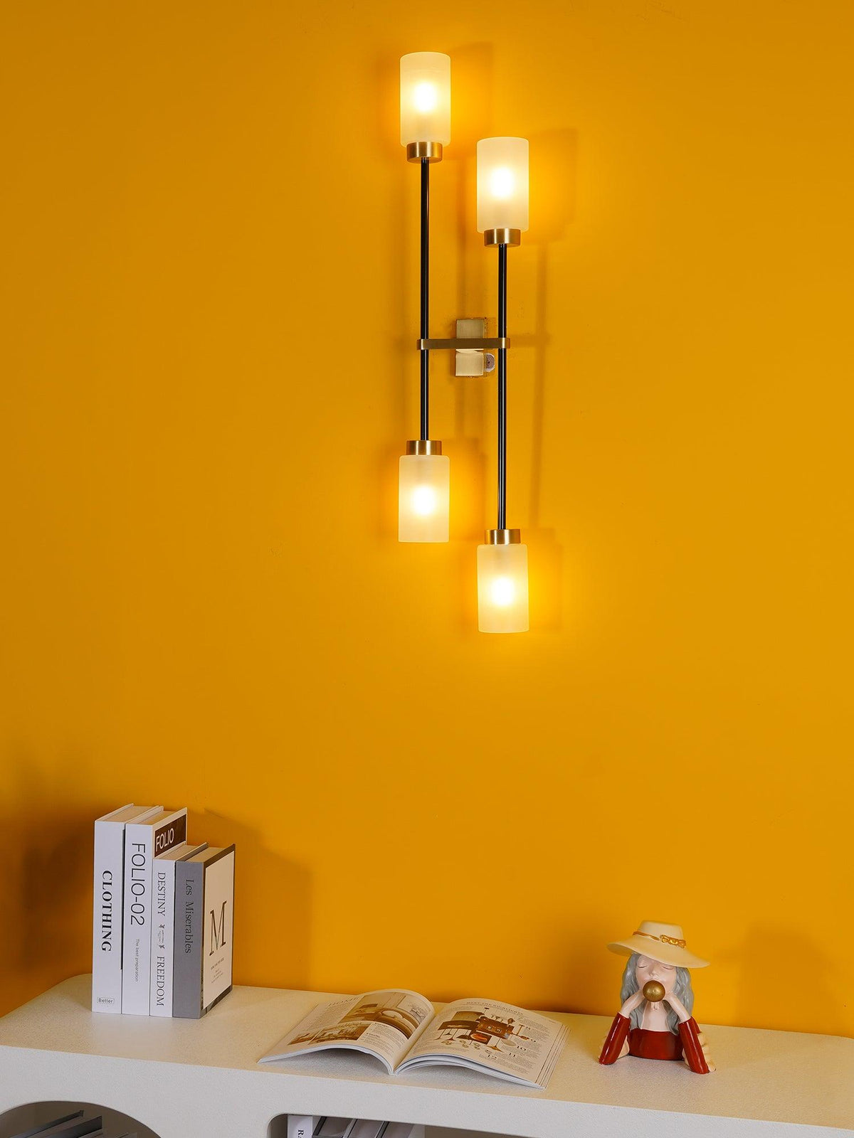 Tekas Wall Lamp Cylinder Glass Linear