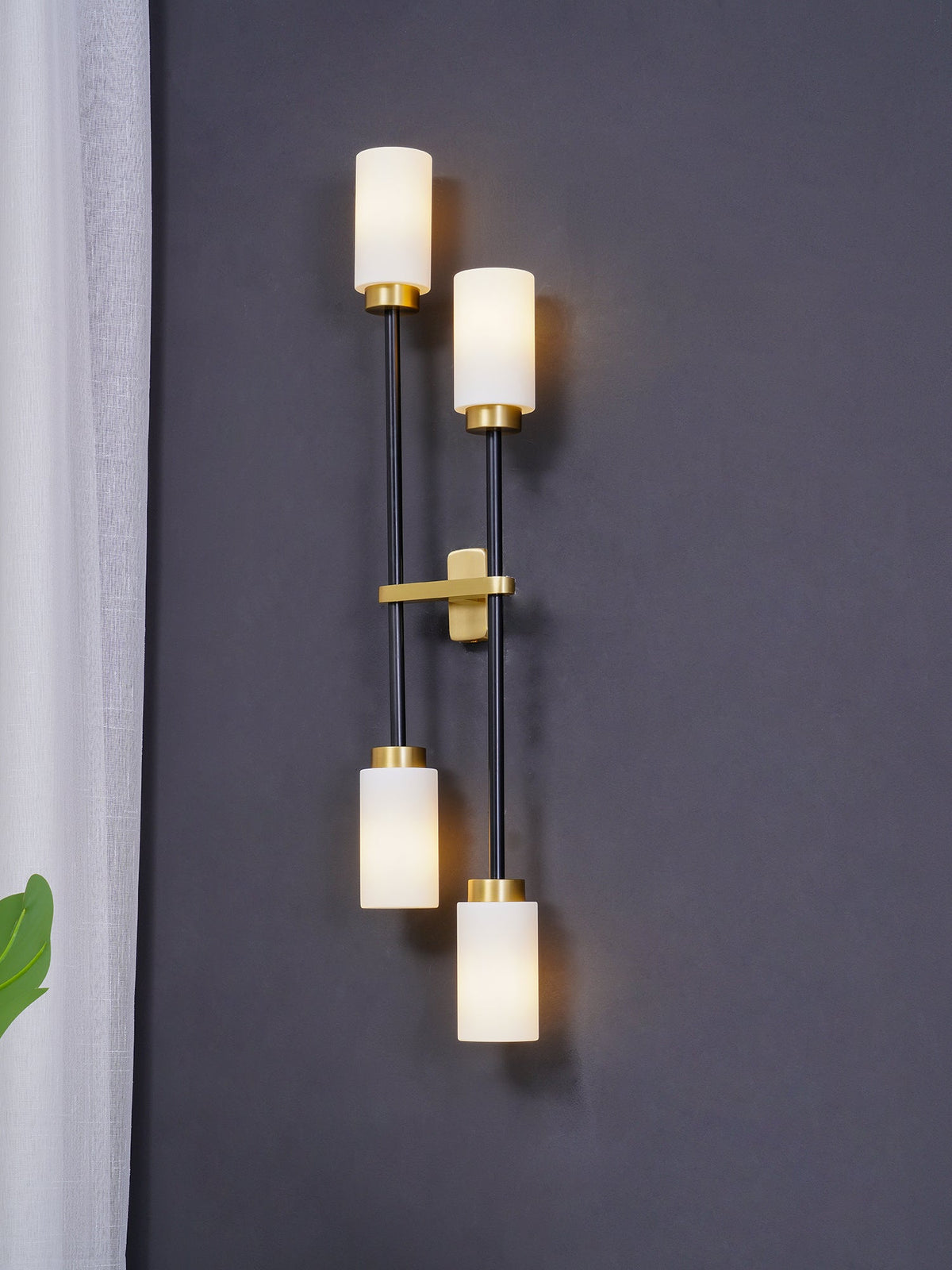 Tekas Wall Lamp Cylinder Glass Linear