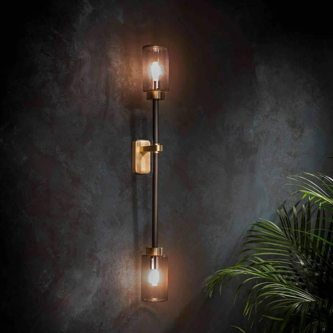 Tekas Wall Lamp Cylinder Glass Linear