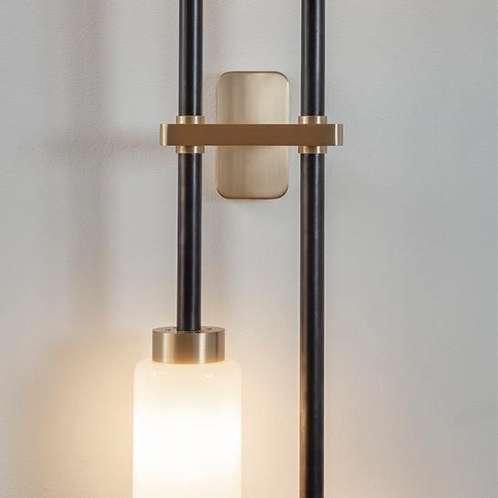 Tekas Wall Lamp Cylinder Glass Linear