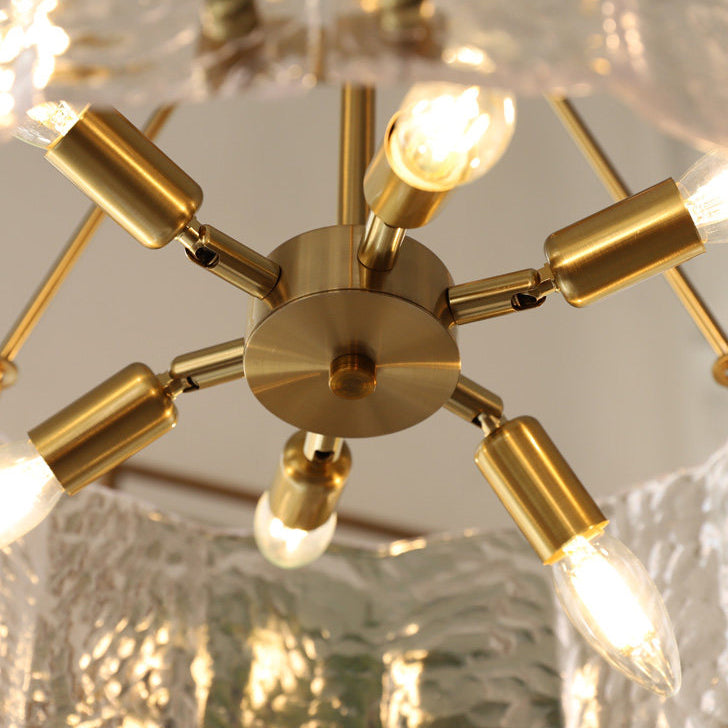 Virelix Glass Drum Chandelier