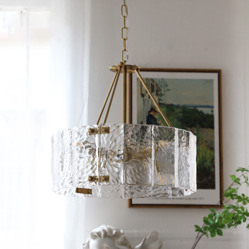 Virelix Glass Drum Chandelier