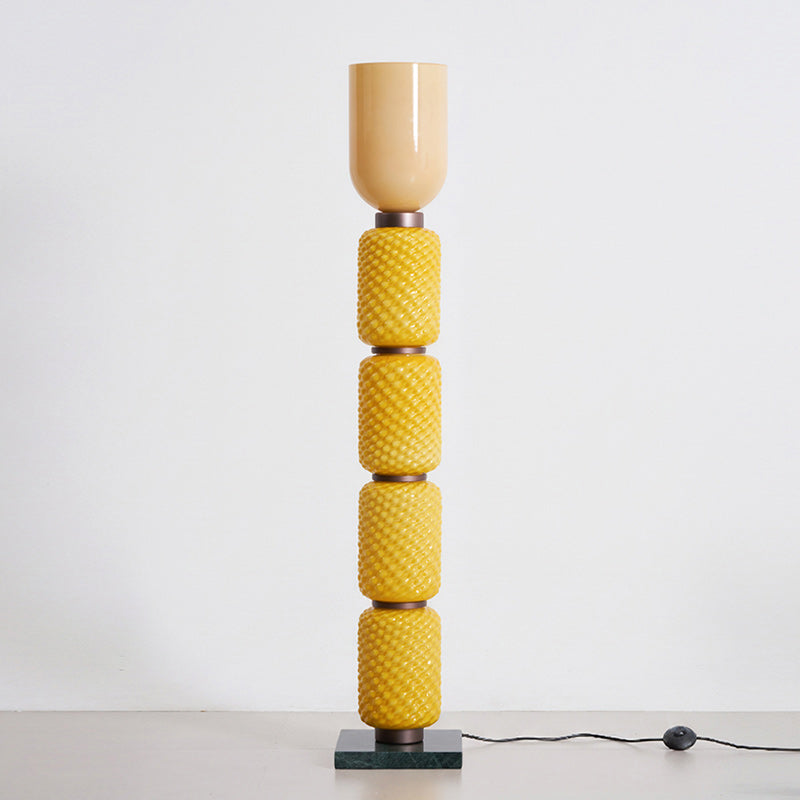 Petaella Contemporary Marble Floor Lamp