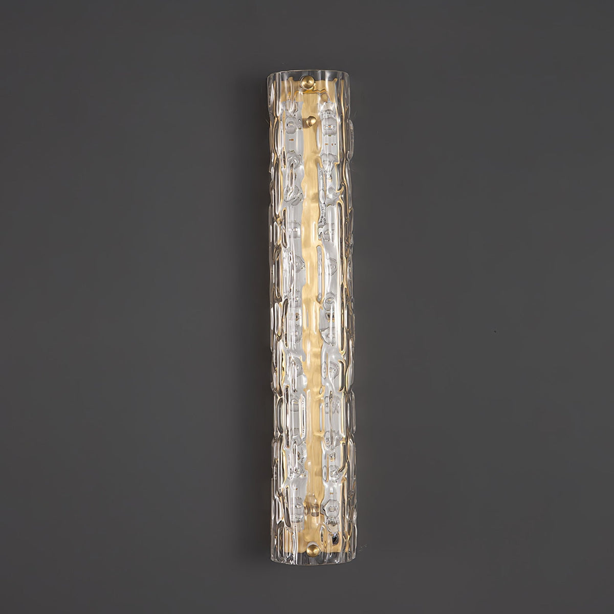 Bexley Brass Glass Glam Wall Lamp