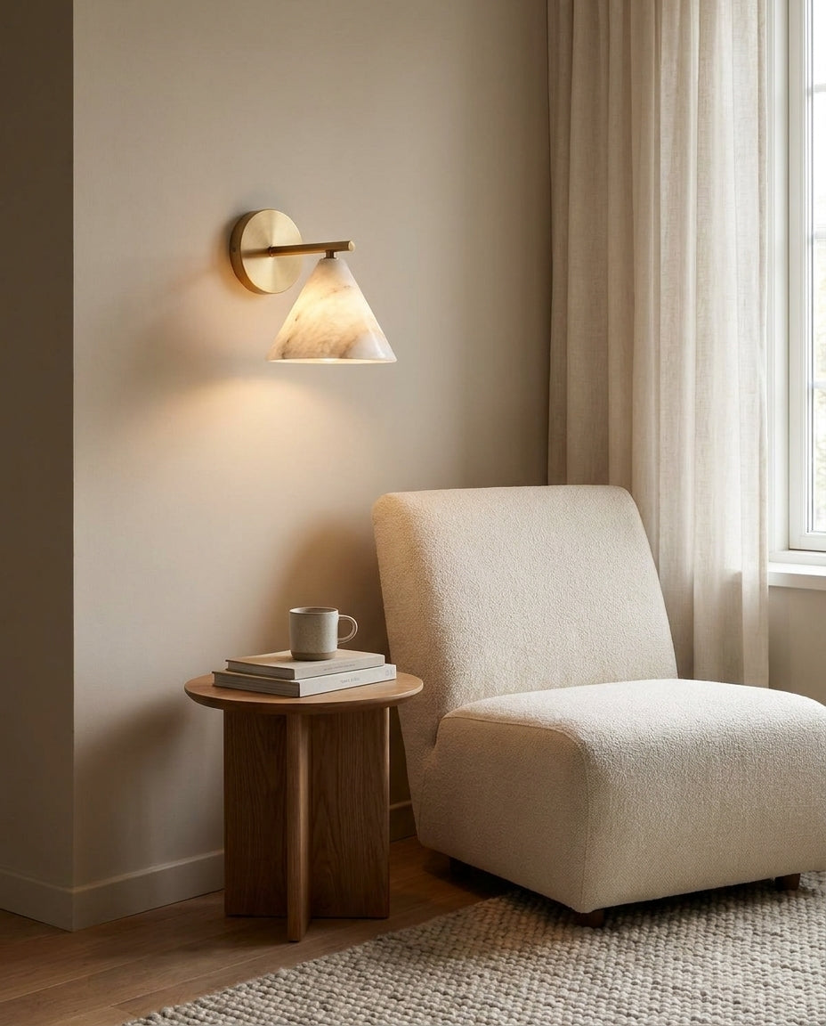 Finley Alabaster Wall Sconce