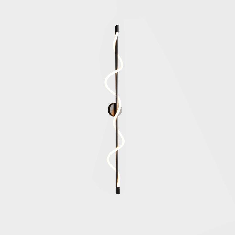 Nivelo Sculptural Brass Silicone Wall Lamp