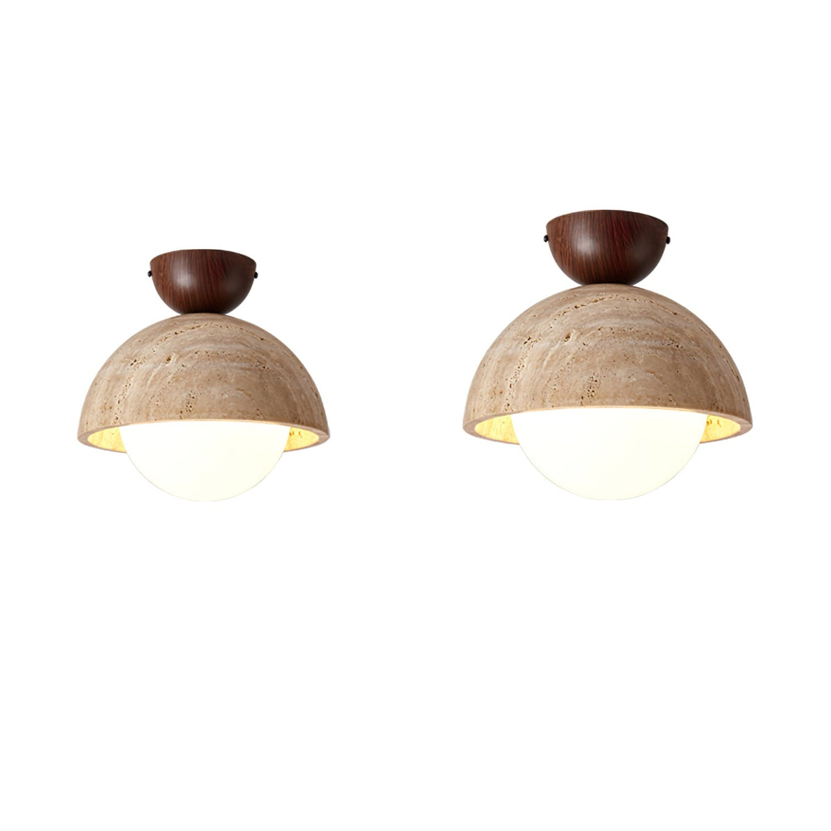Serireon Travertine Ceiling Light