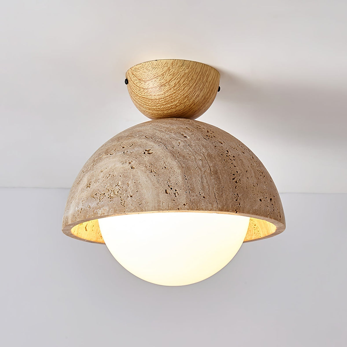Serireon Travertine Ceiling Light