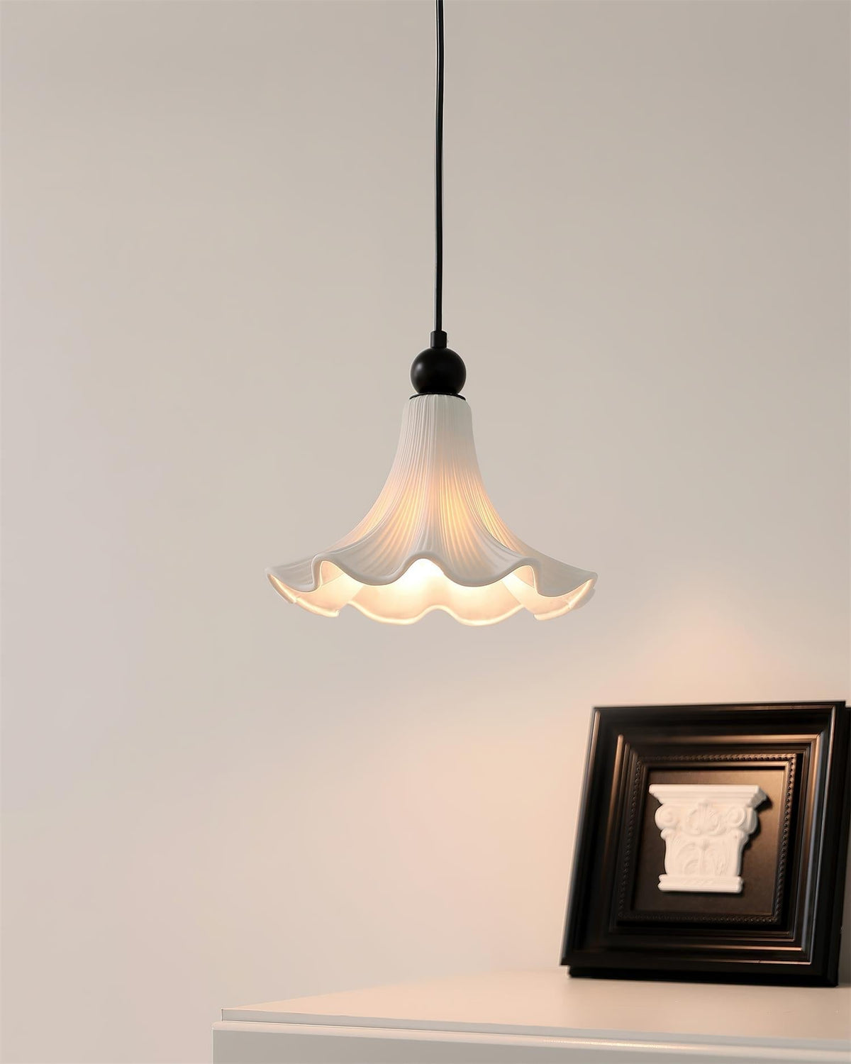 Sorisielle Floral Ripple Pendant Lamp