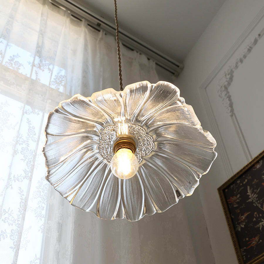 Lavor Flower Glass Ceiling/Pendant Light-Neutral Decor