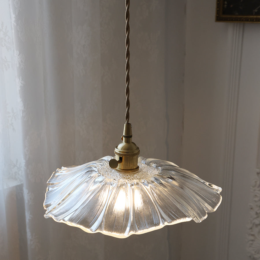 Lavor Flower Glass Ceiling/Pendant Light-Neutral Decor