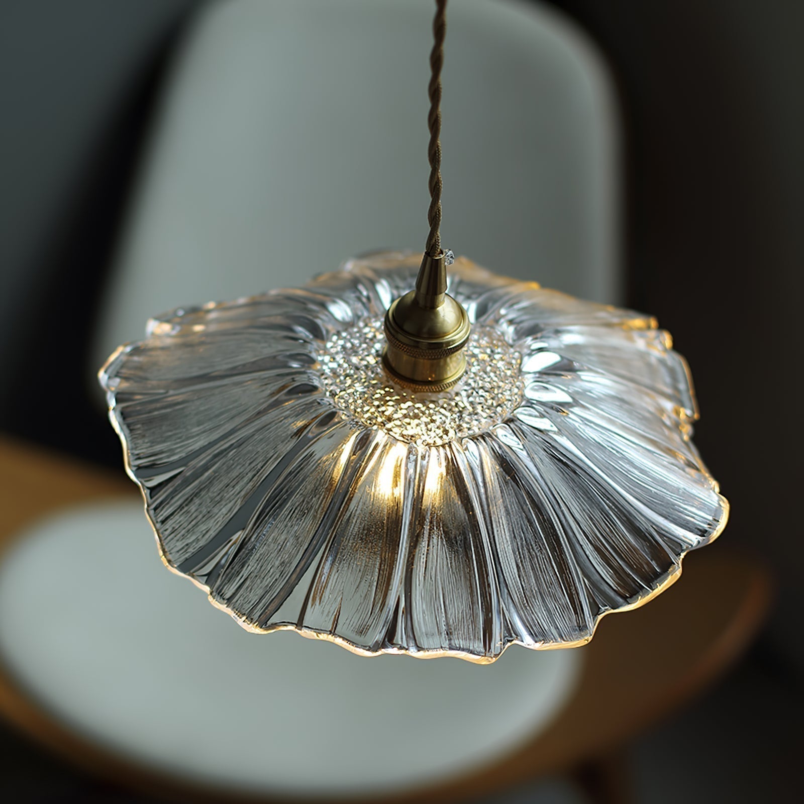 Lavor Flower Glass Ceiling/Pendant Light-Neutral Decor