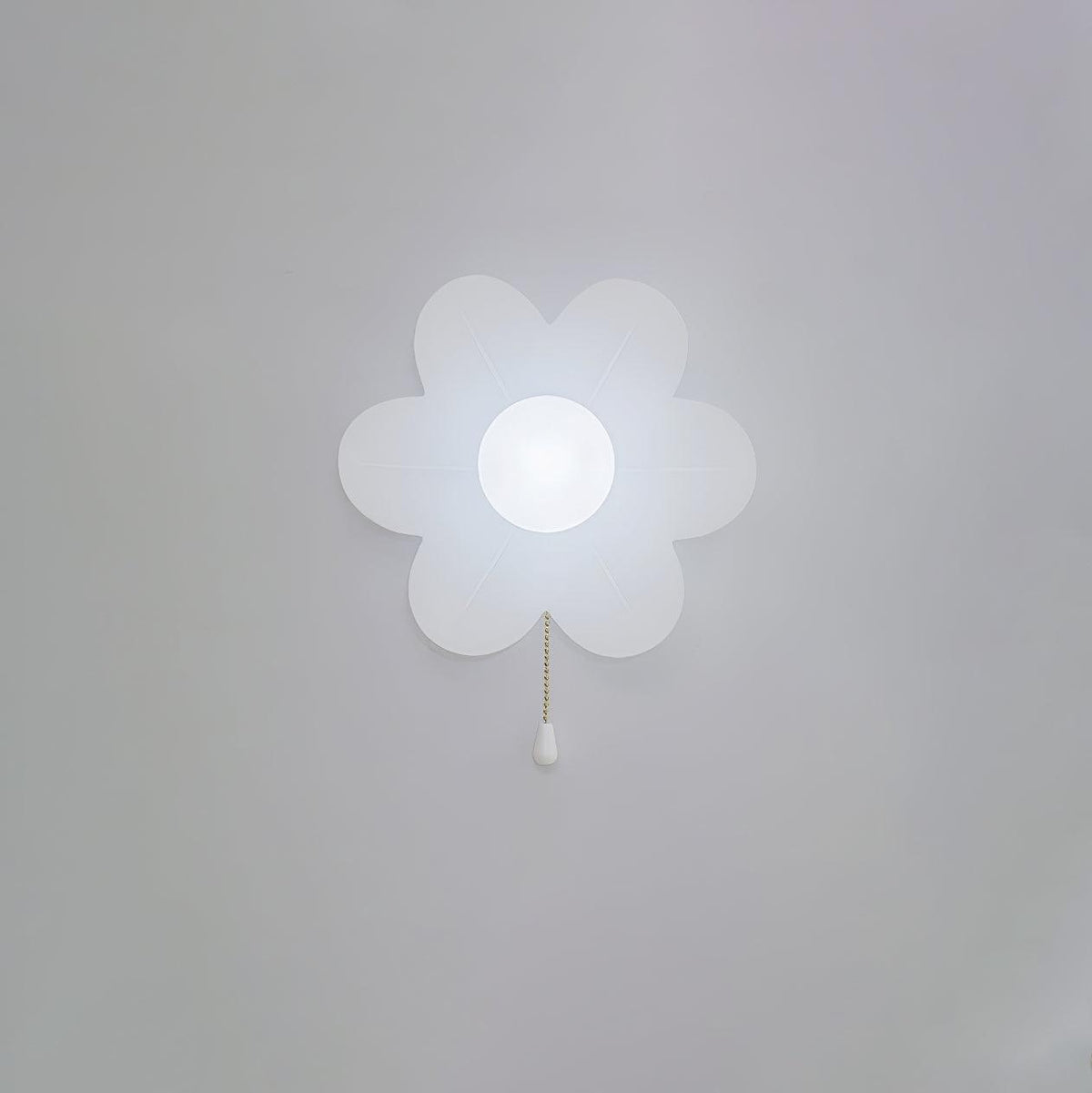 Bov Nordic Art Flowers Resin Wall Lamp