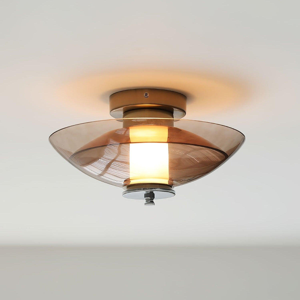 Vasolir Flying Saucer Chrome Wall Light