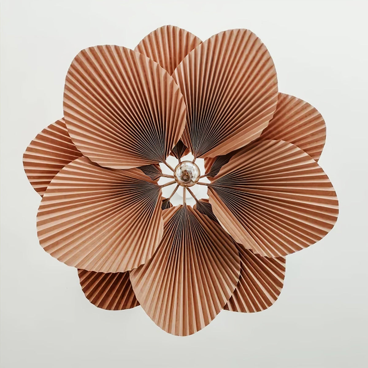 Wedugil Folded Leaf Lotus Pendant Lamp Paper