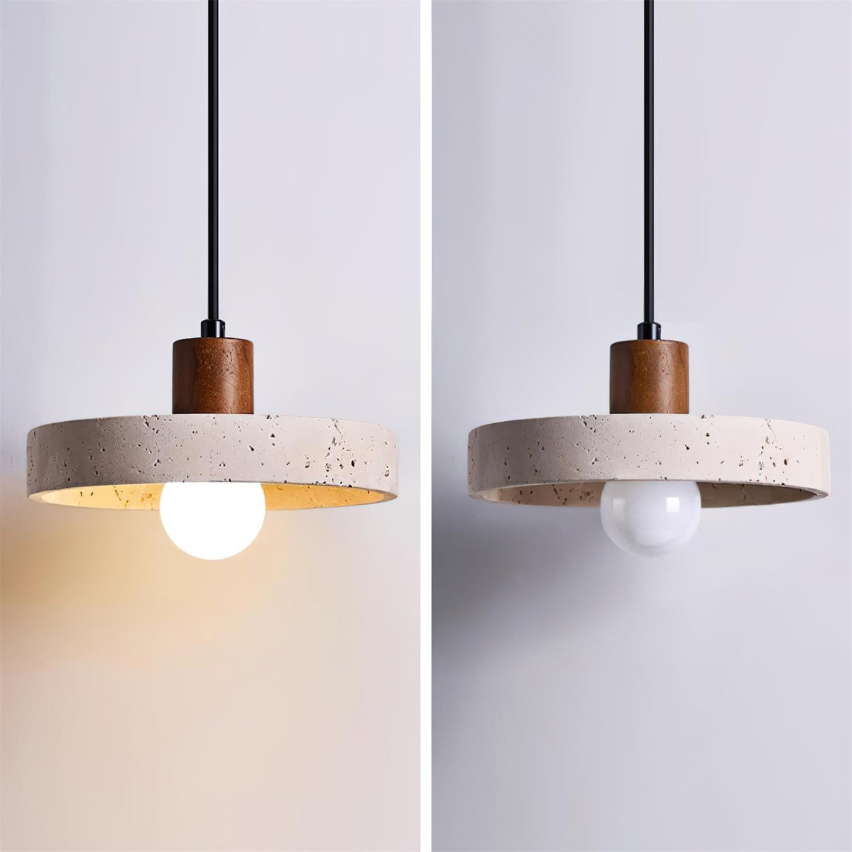 Caven Pendant Light Travertine Cluster