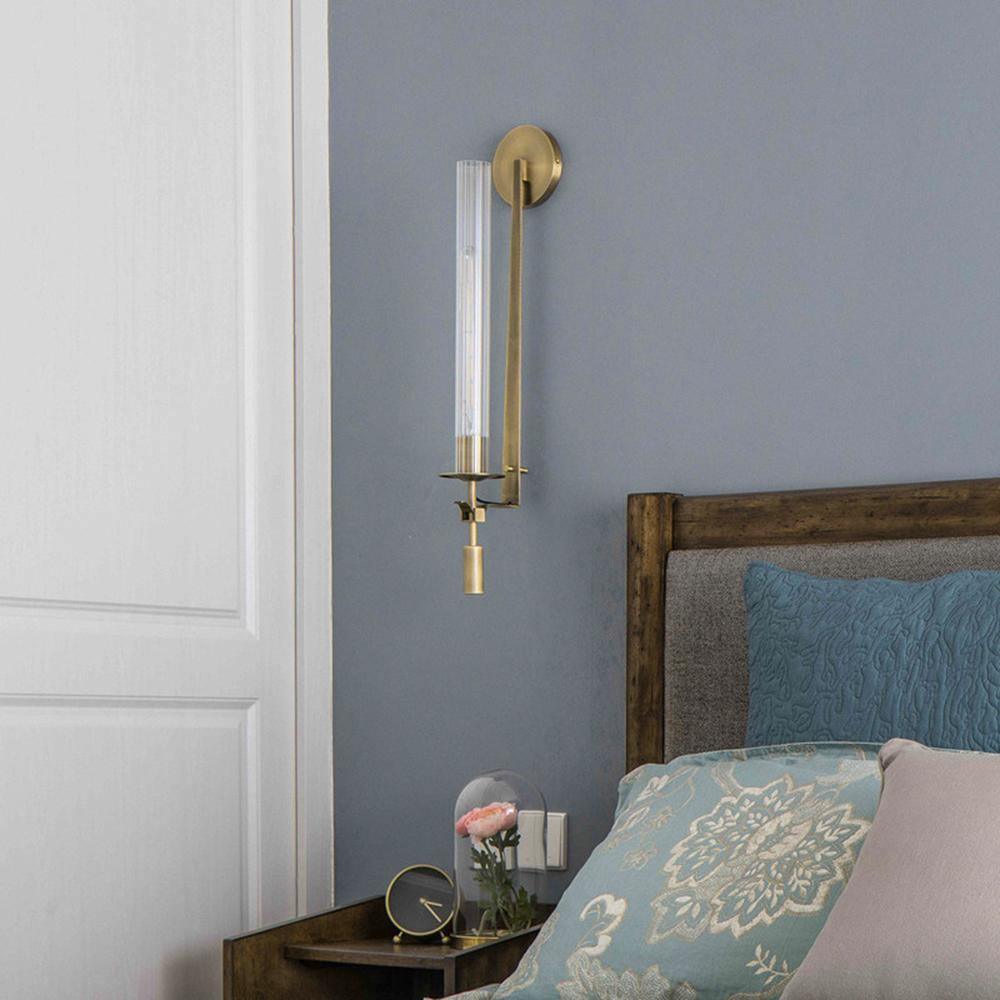 Cigunuk Indoor Wall Lamp Glass Farmhouse