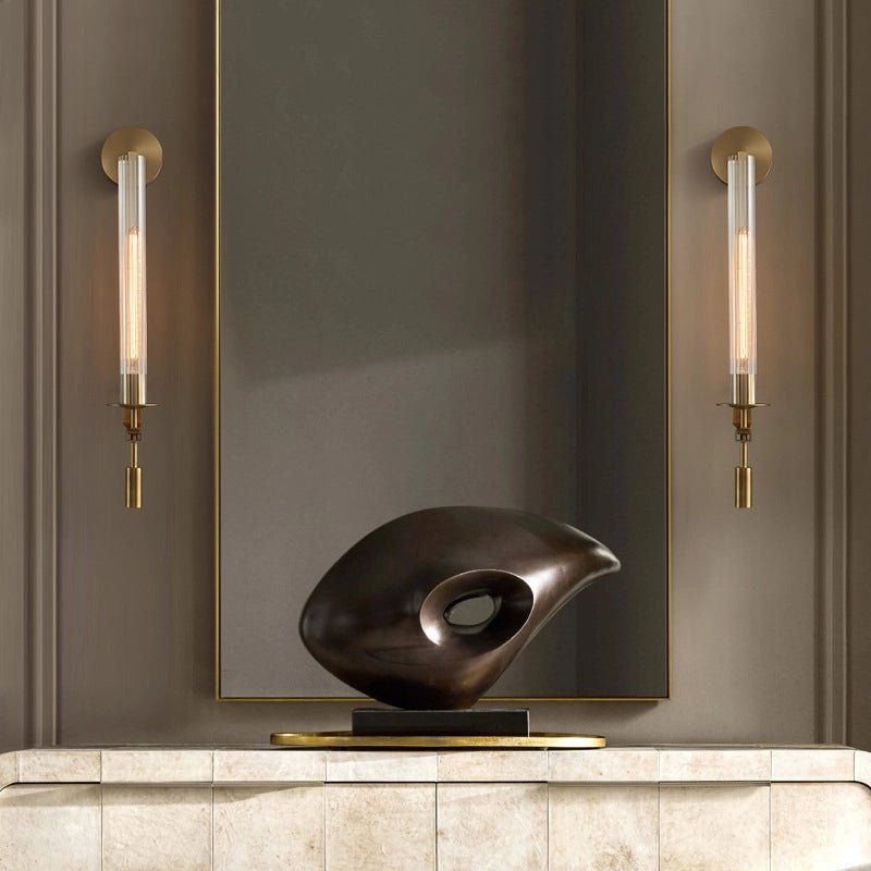 Cigunuk Indoor Wall Lamp Glass Farmhouse