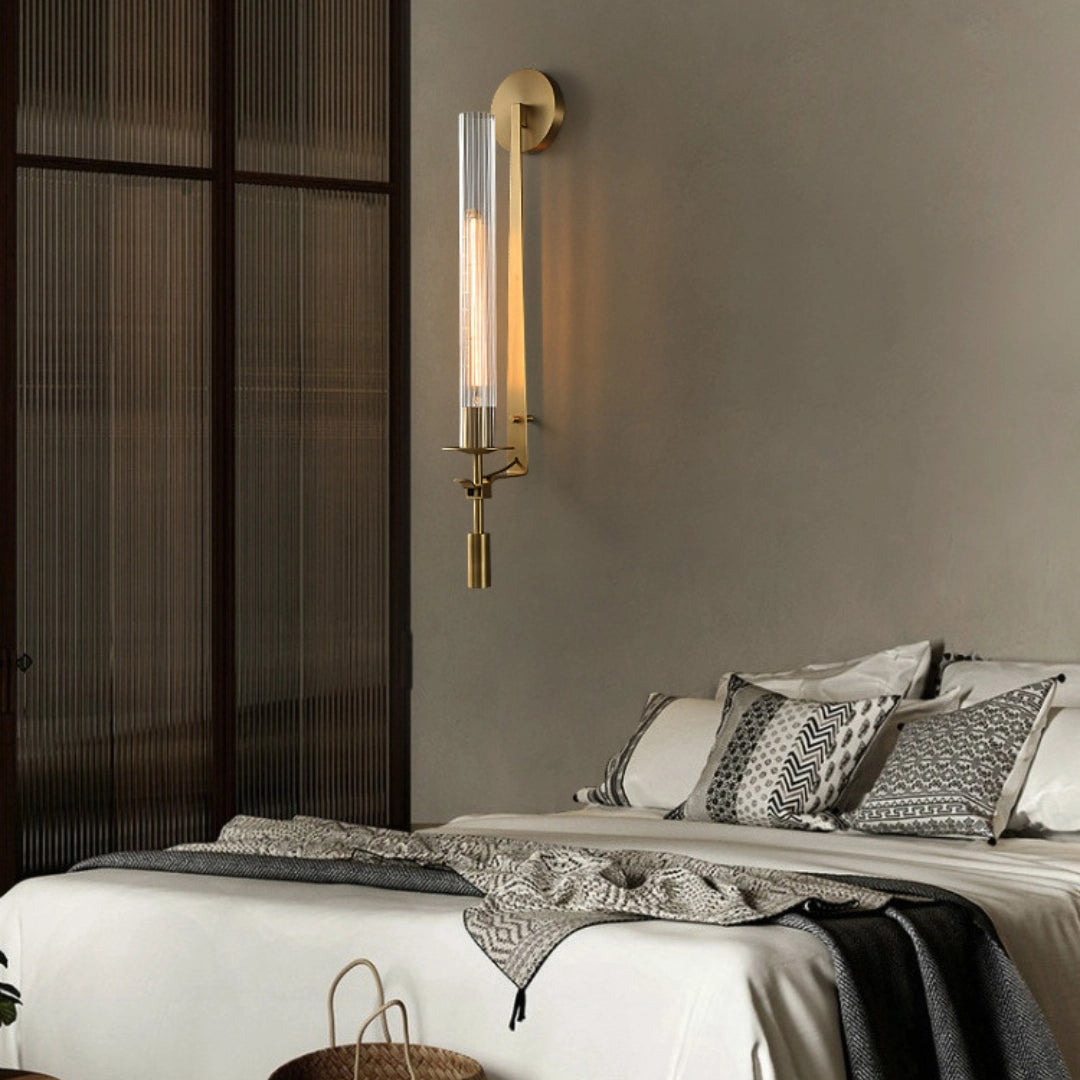 Cigunuk Indoor Wall Lamp Glass Farmhouse