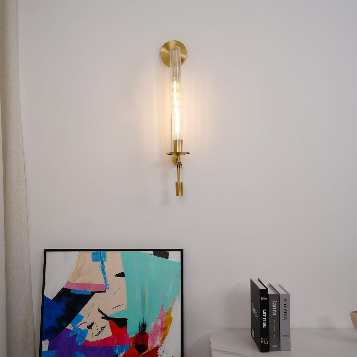 Cigunuk Indoor Wall Lamp Glass Farmhouse