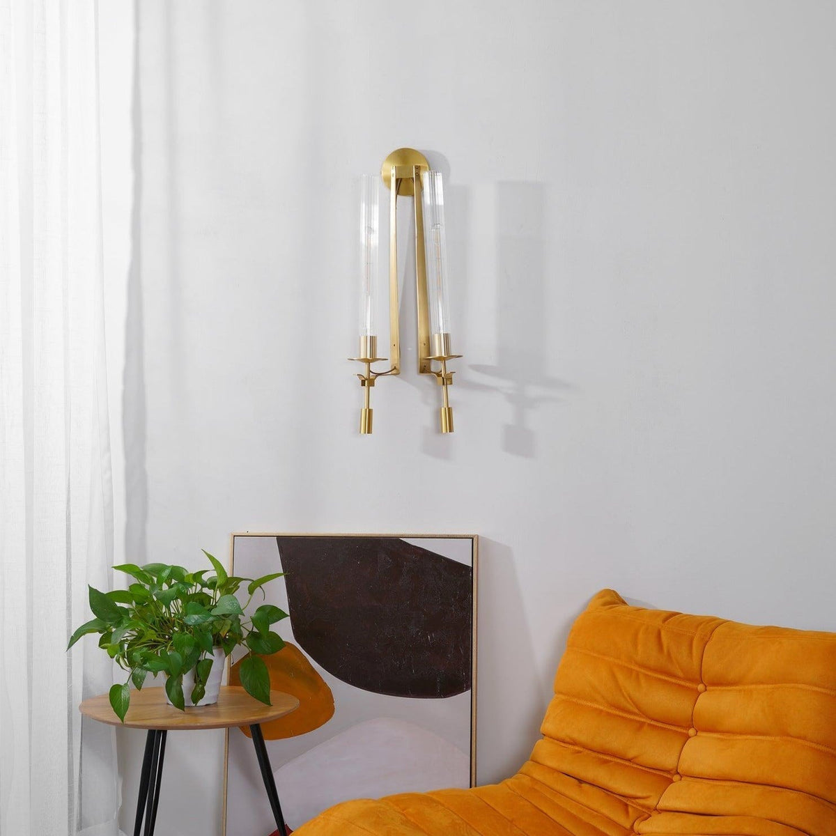 Cigunuk Indoor Wall Lamp Glass Farmhouse