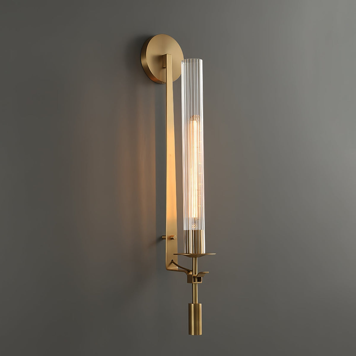 Cigunuk Indoor Wall Lamp Glass Farmhouse